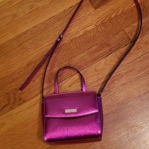 Kate Spade Metallic Pink Crossbody